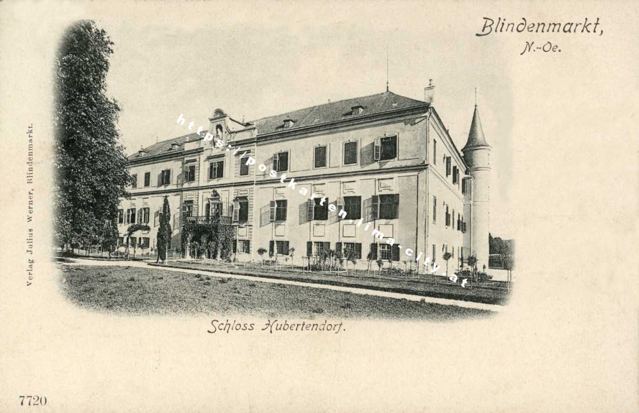 Schloss Hubertendorf 1905